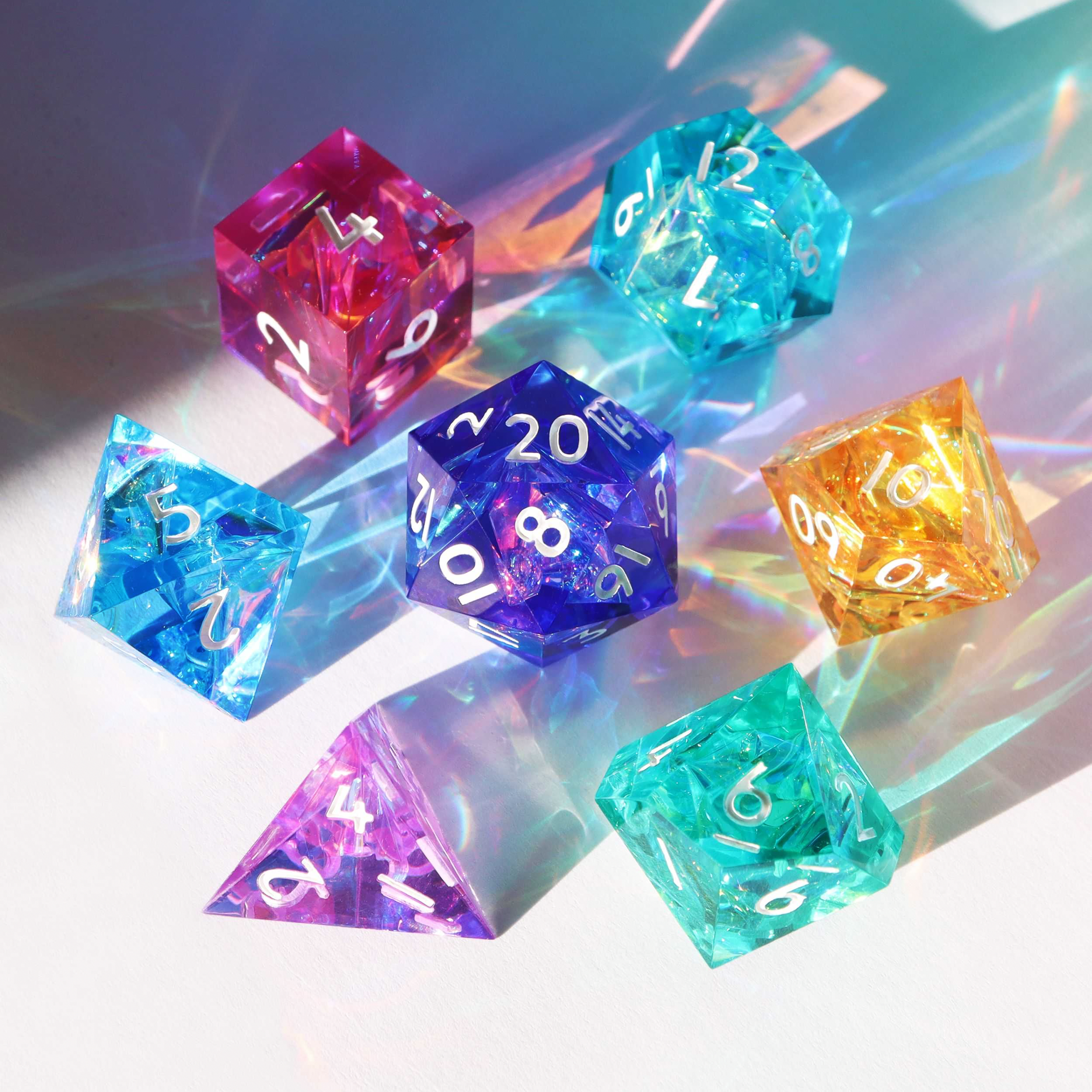 City Pop Rocks Dice - Sharp Edge Resin Dice Set – Everything Dice