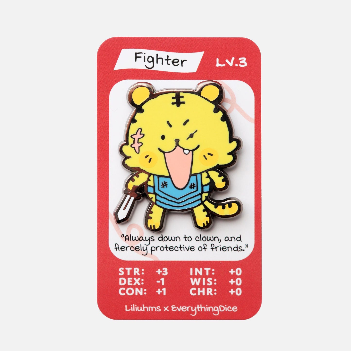 Liliuhms x EVDICE - Fighter Pin