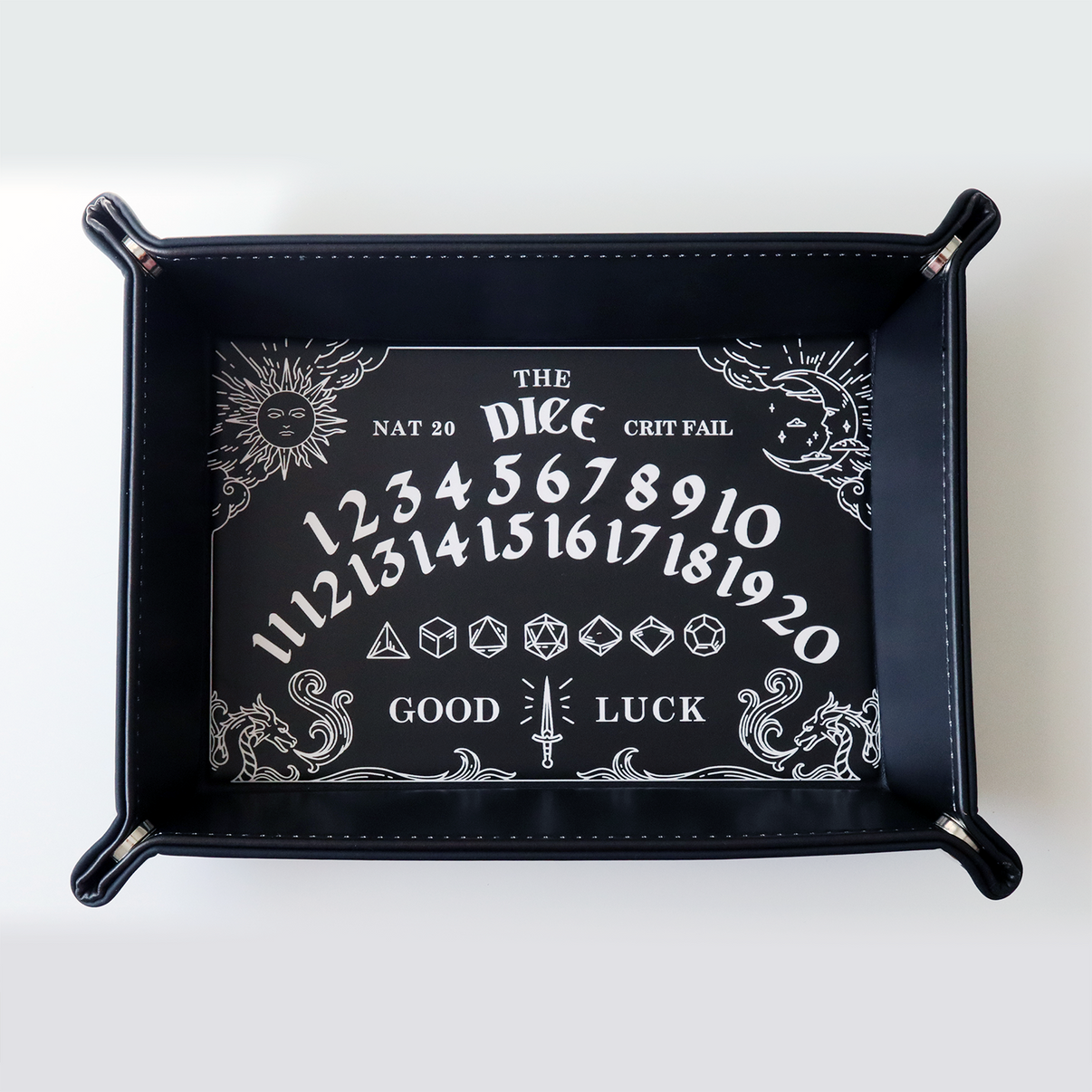 Ouija Board - Leather Rolling Dice Tray for DnD – Everything Dice