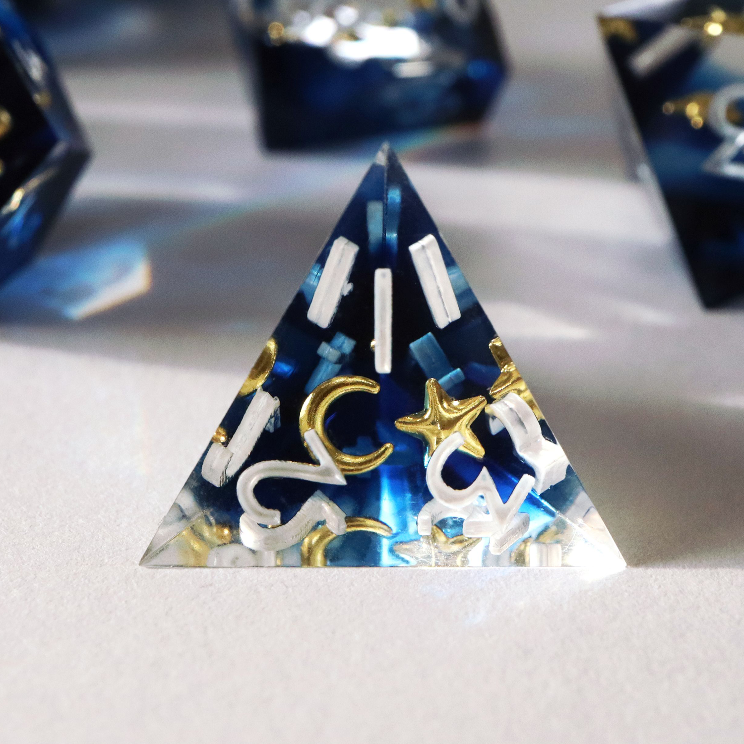 Etoile Royale Astronomy Star Dice - Sharp Edge Resin Dice Set Etoile Royale Astronomy Star Dice - Sharp Edge Resin Dice Set