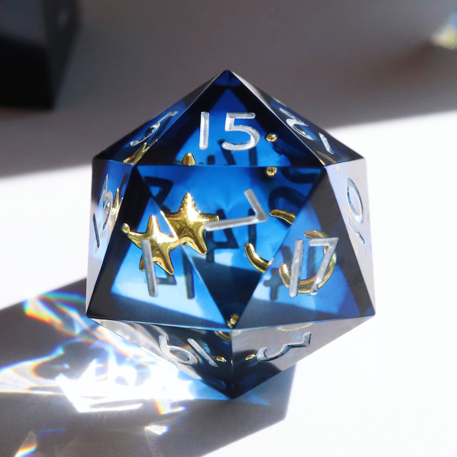Etoile Royale Astronomy Star Dice - Sharp Edge Resin Dice Set Etoile Royale Astronomy Star Dice - Sharp Edge Resin Dice Set