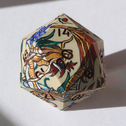 Illuminated Manuscript Chonk D20