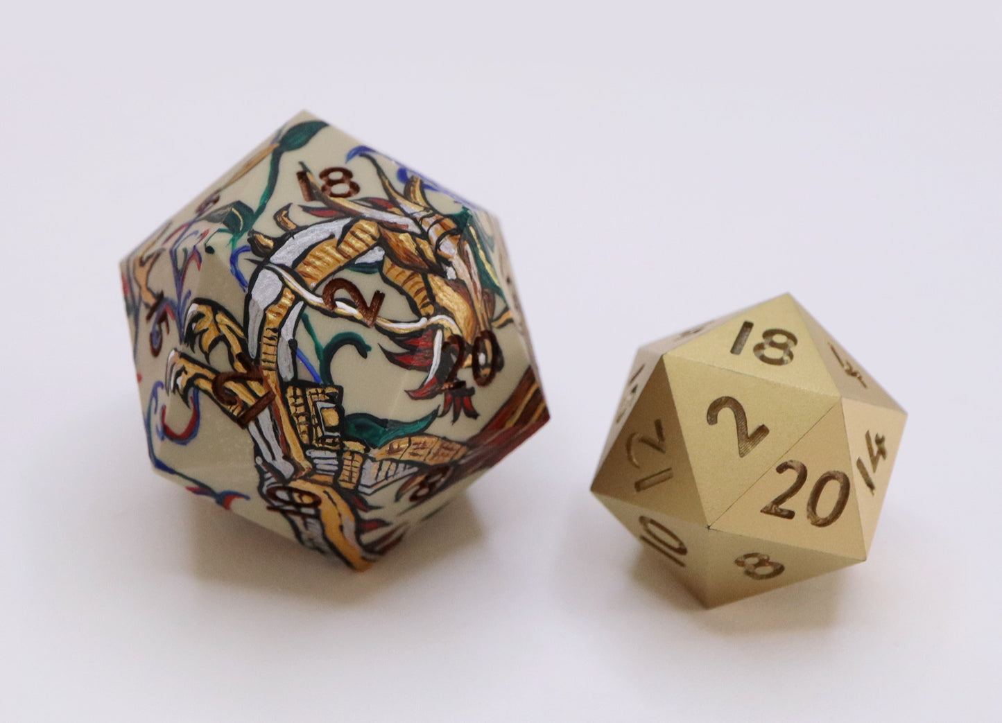 Illuminated Manuscript Chonk D20