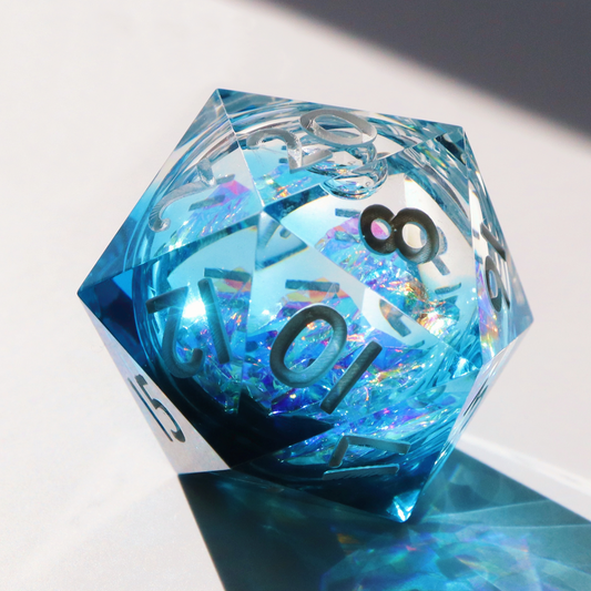 Stardust Geode Liquid Core Chonk D20