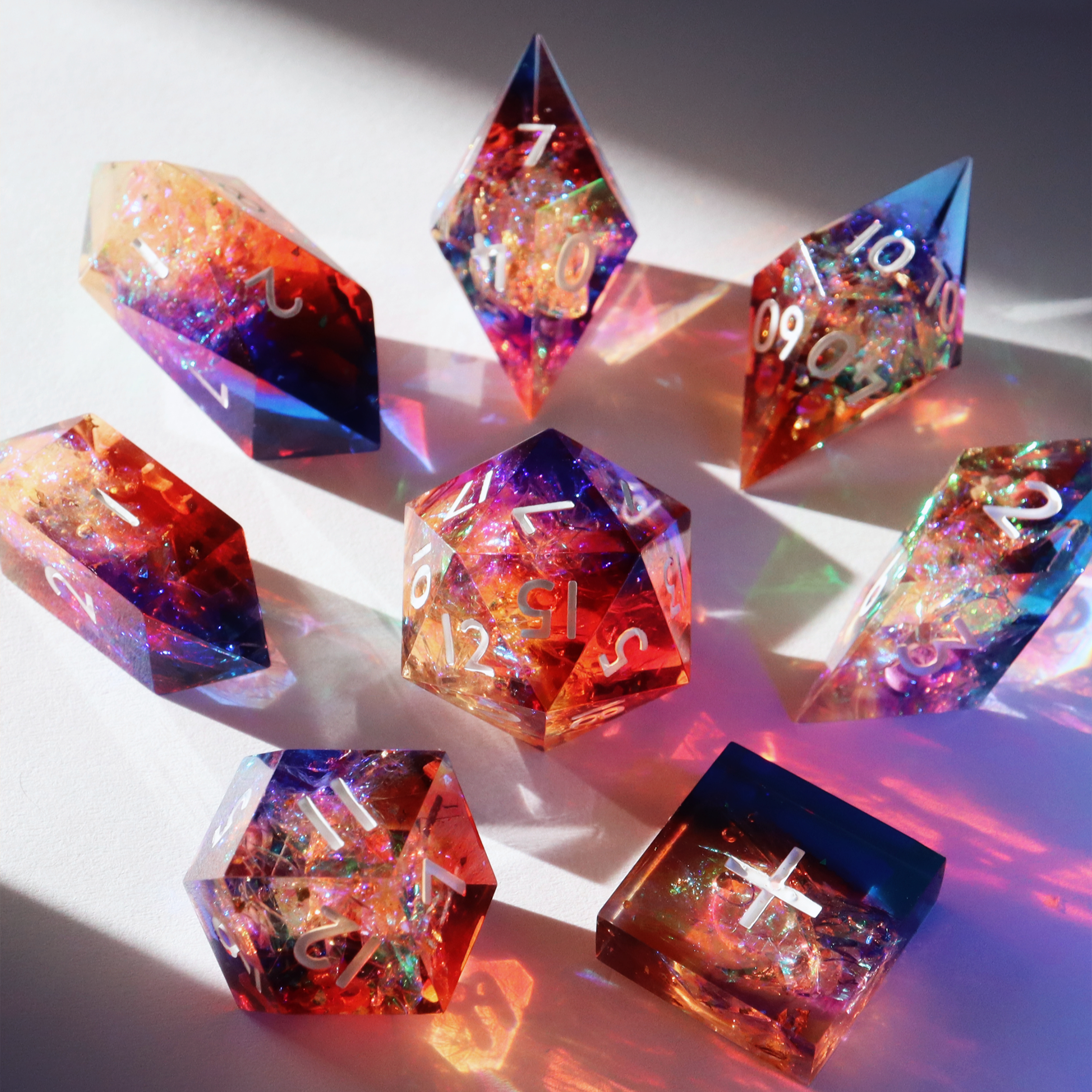Elizabeth's Wedding Dice: Sunspell Crystal