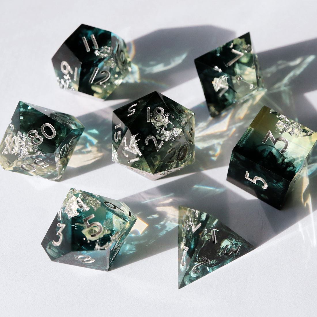 Coldhearted - UV Damaged C grade Discounted Dice Set – Everything Dice